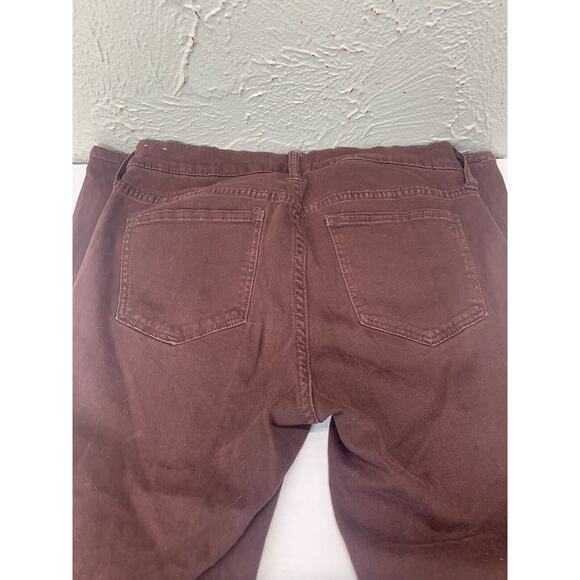 Madewell High Riser Skinny Jeans Size 27 Womens Stretch Maroon Burgundy - Picture 5 of 5